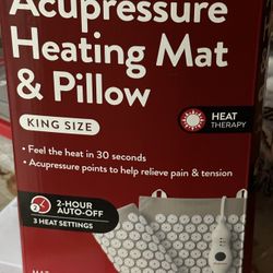 Acupressure Heating Mat And Pillow King Size