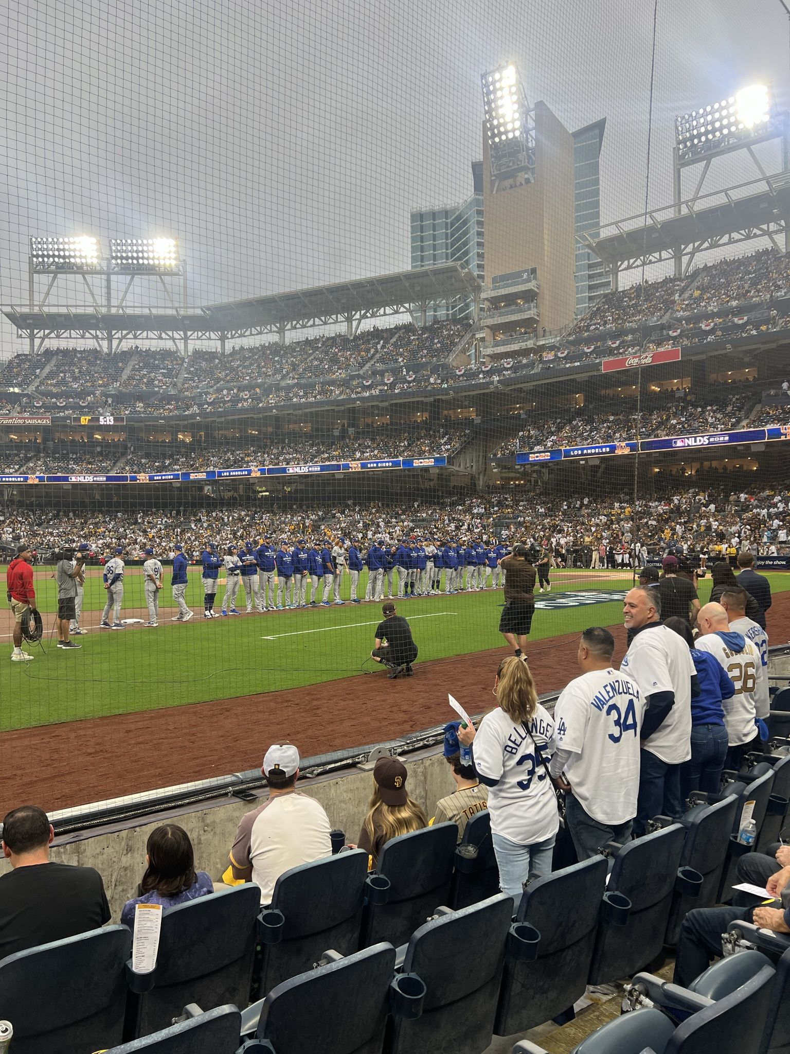 Monday 4/29 - 2 Seats Front Row Section 112 - PADRES vs REDS