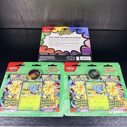 Ascended Heroes TCG Pokemon Cards Mega Evolution 2.5 AH Erika’s Tangela Coin Foil Promo Card 2 Expansion Booster Blister Pack Box Sealed New Authentic