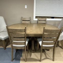 New 7Pc Dining Table Set