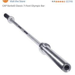 7 CAP Barbell Classic 7-Foot Olympic Bar, Chrome CAP Barbell Classic 7-Foot Olympic Bar, 