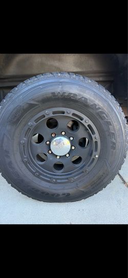 285/70R17 Goodyear Wrangler Tires ONLY (Set of 4) – $200