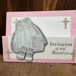 Invitación A Mi Bautizo My Baptism in Spanish Invitations with Envelopes 6 Count