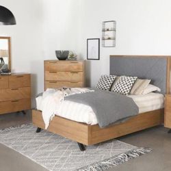 Taylor Bedroom Set Queen or King Bed Dresser Nightstand and Mirror WİTH İNTEREST FREE PAYMENT OPTİONS 
