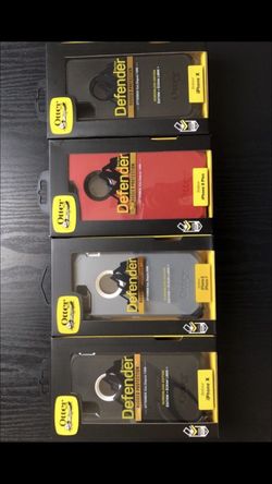 OTTER BOX CASES FOR IPHONE X 7 8 PLUS WITH HOLSTERS
