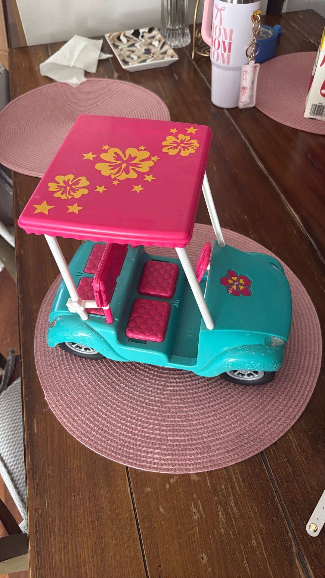 Barbie Golf Cart Push Toy