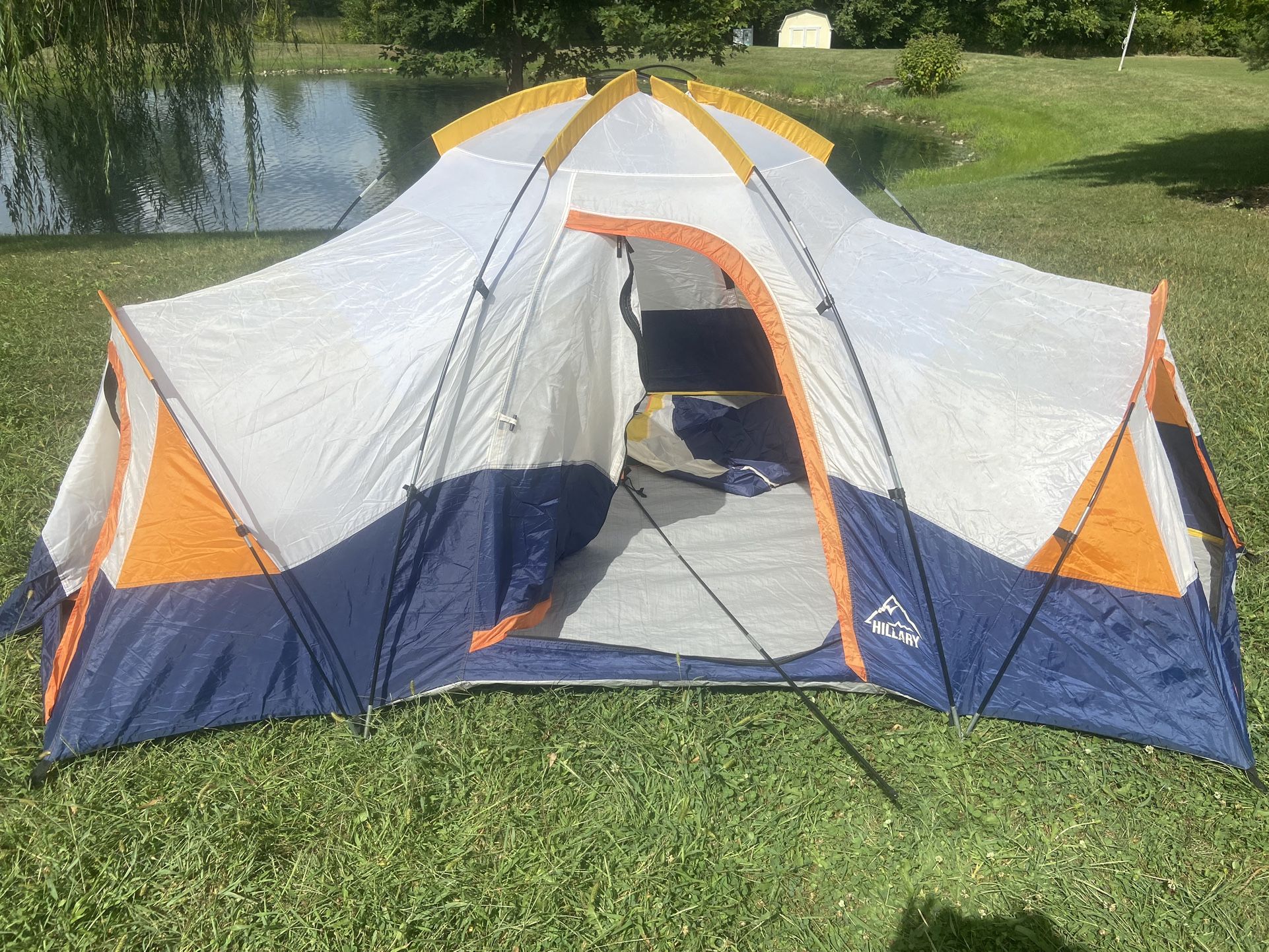 Vintage Hillary 3-4 Person Durango 2 Room Hex Dome Tent