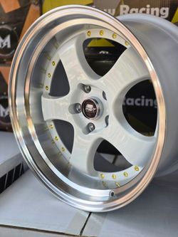 18x9.5 NEW DEEP DISH MST MT07 WHEELS/RIMS. 5X114.3
