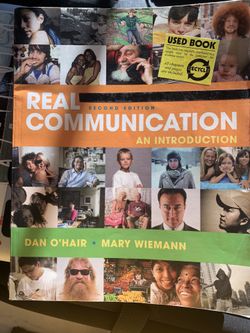 Real Communication An Introduction Second Edition By Dan O Hair And Mary Wiemann