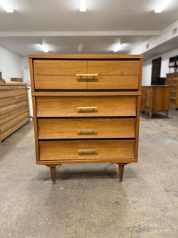 Real Mid Century Modern Bogin 4 Drawer Dresser Chest