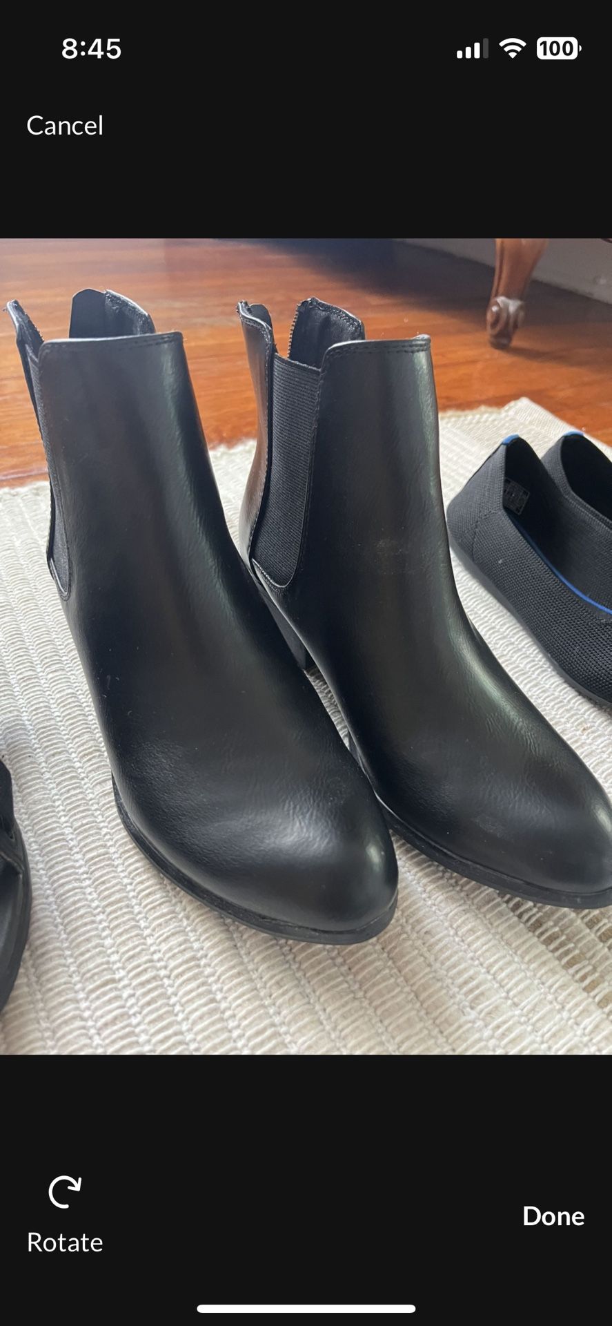 Esprit Black Bootie Size 7