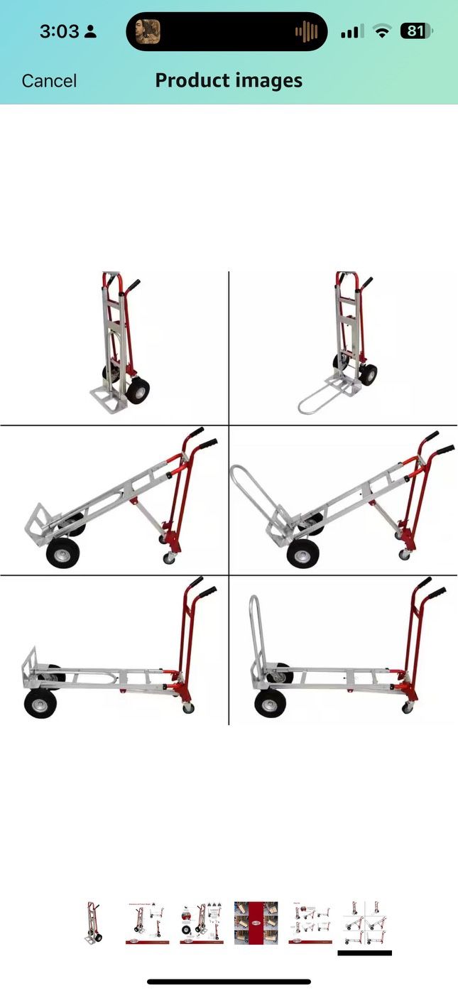 Milwaukee Hand Trucks 60137 4-in-1 Hand Truck with Noseplate Extension 4-in-1 versatility for every kind and size of job Built-in toe plate extensio