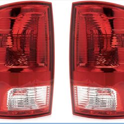 Passenger Driver Side Tail Light Compatible With 2009-2018 Dodge Ram 1(contact info removed) 3500 Rear Taillight Tail Lamp Brake Lamp With Bulb Inside
