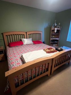 Twin Size Wood Bed Frame