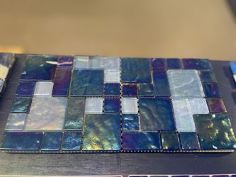 “Glass Mosaic Tile Sheet”