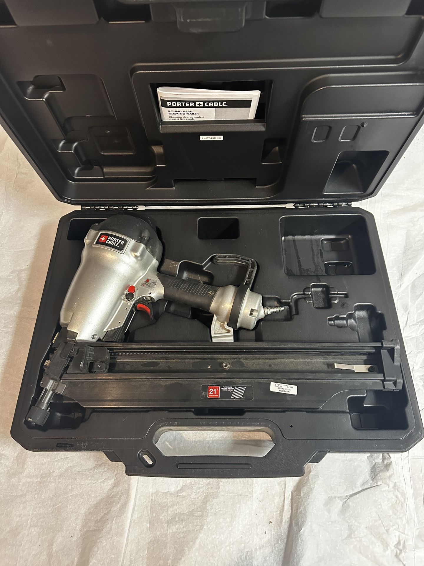 Porter Cable 21-Degree 3-1/2 in. Full Round Framing Nailer