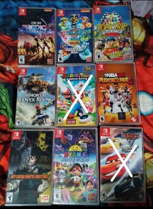 Nintendo Switch Games, $16 Each
