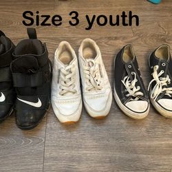 Different Sized Shoes All Labeled In Size 