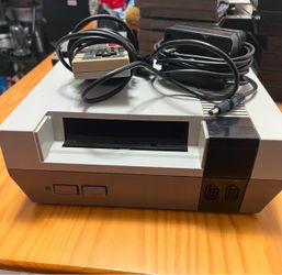Nintendo NES Console with Controller and Power Adapter