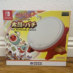 HORI Taiko No Tatsujin Drum Controller for Nintendo Switch, Like New!