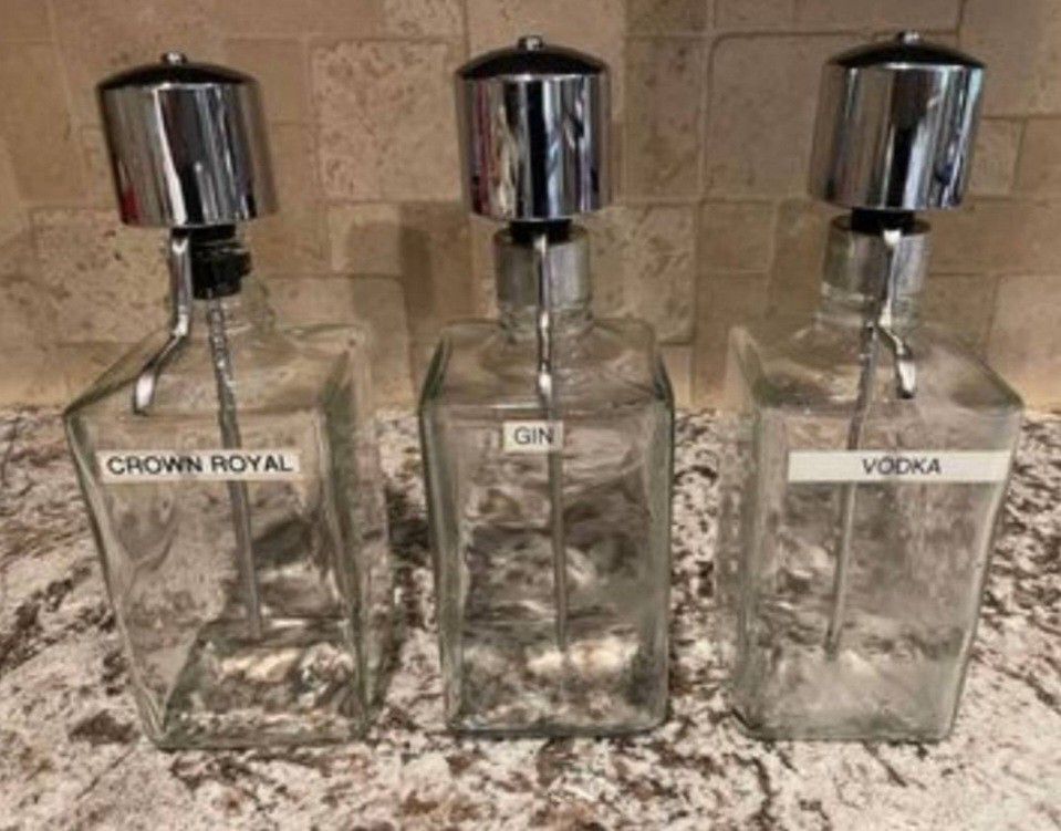 Empty Bar Dispenser Bottles