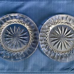 Waterford Crystal Lismore Plates, Set of Two
