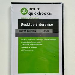 Quickbooks Enterprise 2024, Windows, Pc, Desktop, with license key, 5 Users