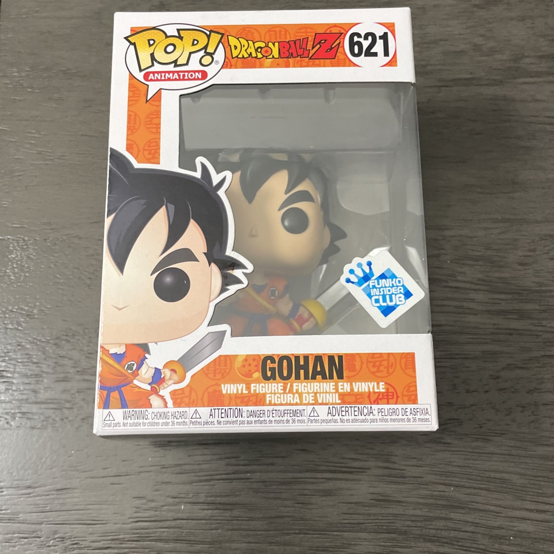 FUNKO POP! GOHAN FUNKO INSIDERS CLUB / GAMESTOP EXCLUSIVE DRAGONBALL Z #621