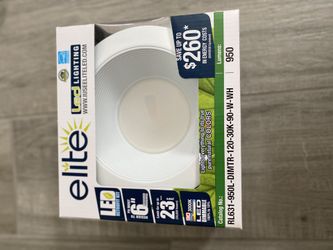 ELITE RECESS LIGHTING HOME LED RETROFIT 6” CAN LIGHTS 950 LUMENS 40 AVAILBLE