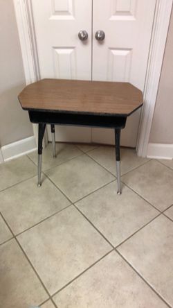 Desk with large storage underneath