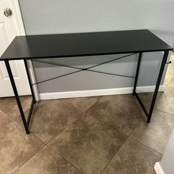 (New) 48” Wide Black Computer Desk