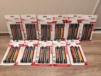 Wiha 6-Piece SAE Nut Setter Sets – Lot of 11