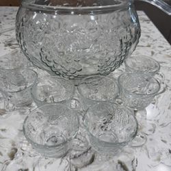 Vintage Punch Bowl 