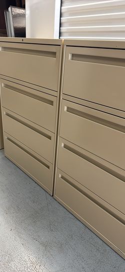 6 (4 Drawers Lateral Metal Filing Cabinets Heavy Load For Sale Price Per