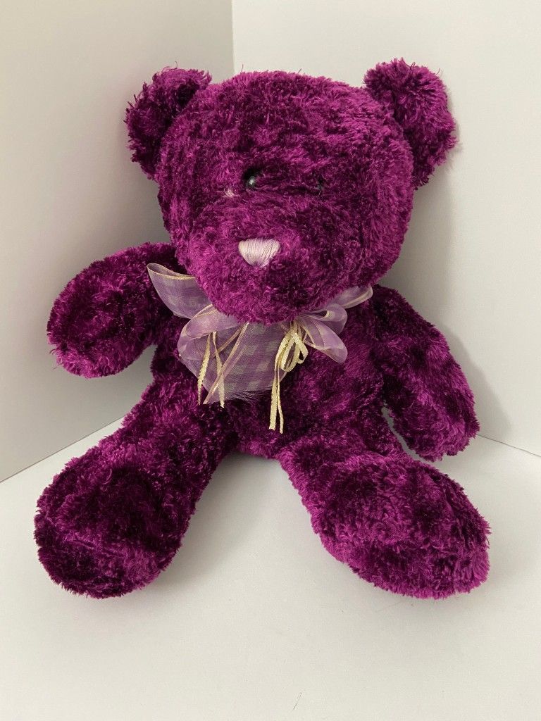 Dan Dee Collectors Choice Purple Bear Plush