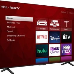 TCL 75"  SERIES 4 4K HD QUALITY ON PAYMENTS WITH $50 DOWN 