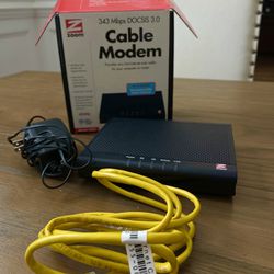 Zoom Cable Modem 3.0 Series 1094 Model 5341J TESTED WORKS