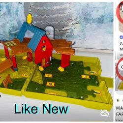 $7 Matchbox Pop up Foldable Farm House like new