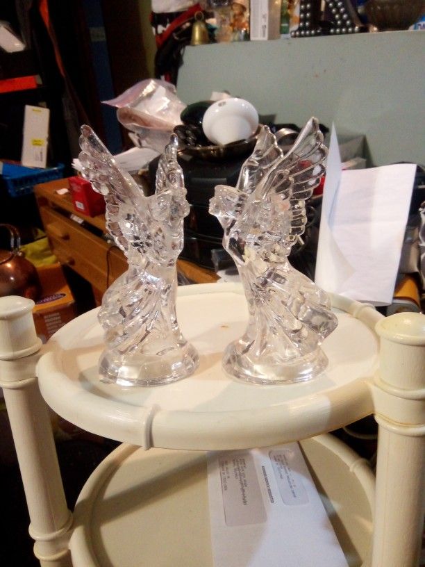 Cristal Angel Candle Holder