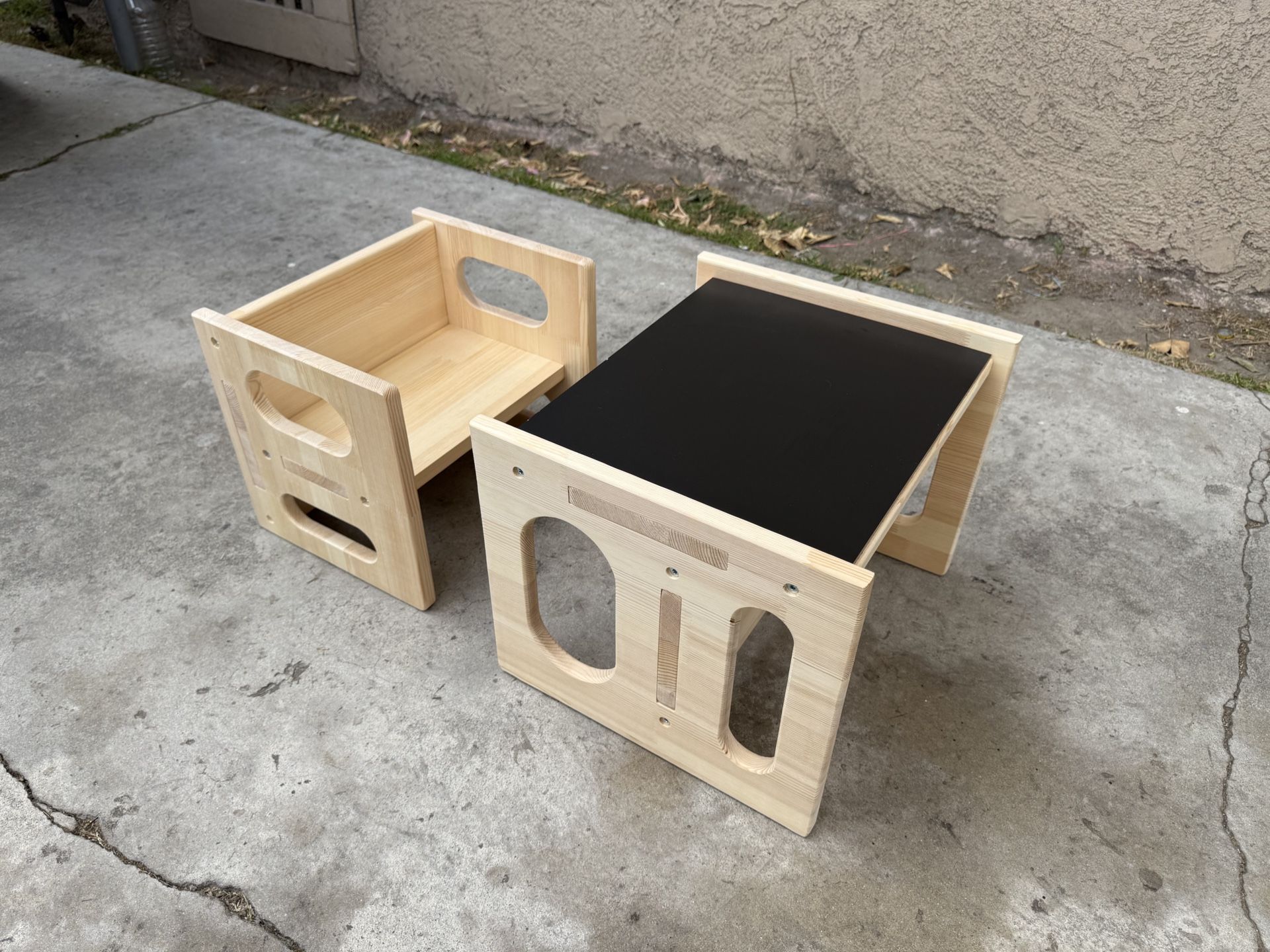 NEW Wooden Kids Table & Chair **FIRM PRICE**