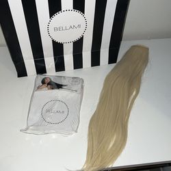 Ash blonde Bellami Ponytail 