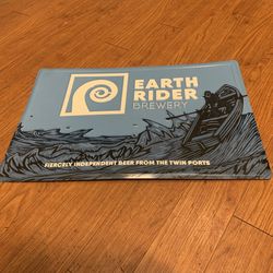 Earth Rider Tin Poster 
