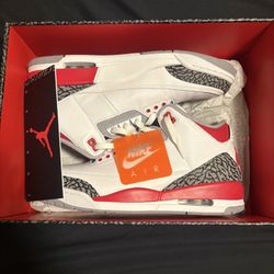 Jordan 3 Fire Red