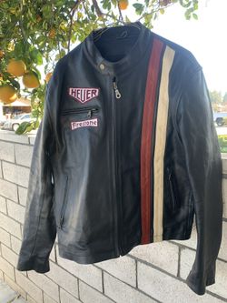 Heuer Motorcycle Jacket. See Details 