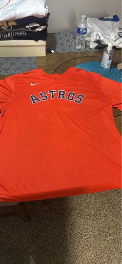 Orange Astros Jersey #10