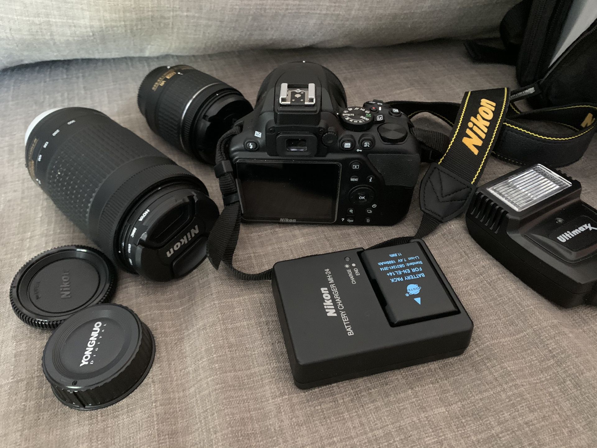 Nikon D3500 camera and bundle combo