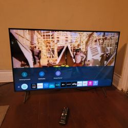 Samsung 43" Crystal UHD 4K Smart Tizen TV With Remote (2022 Model)