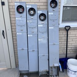 Meter base pedestal 200 amp
