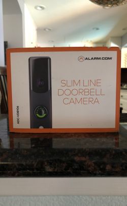 Slim line door bell camera