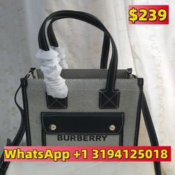 Burberry Grey Bucket Pocket Shoulder bag